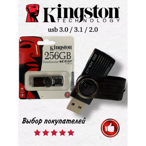 USB флэш-диск Kingston 256 Gb / Карта памяти / Флешка