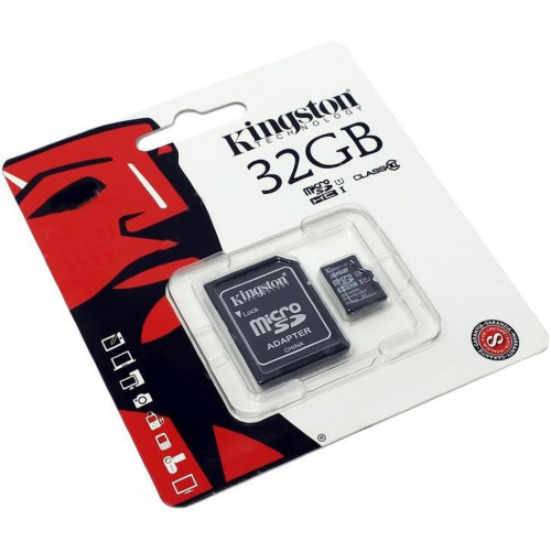 Карта памяти Kingston Canvas microSD 32 ГБ / microSDXC / Карта расширения памяти