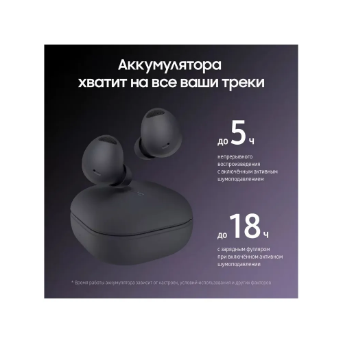 Наушники Galaxy Buds2 Pro беспроводные с микрофоном, Bluetooth, USB Type-C, Black