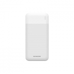 Внешний аккумулятор PowerBank Sendem PK91, 10000 мАч, белый