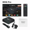 TV-Приставка MXQ Медиаплеер PRO 4K Android, 4 ГБ/64 ГБ, Bluetooth, Wi-Fi, черный